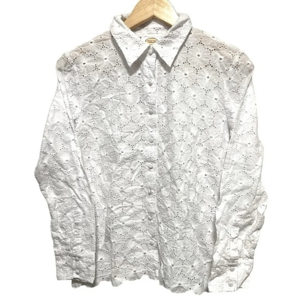 Talbots Lace Top - Picture 1 of 11